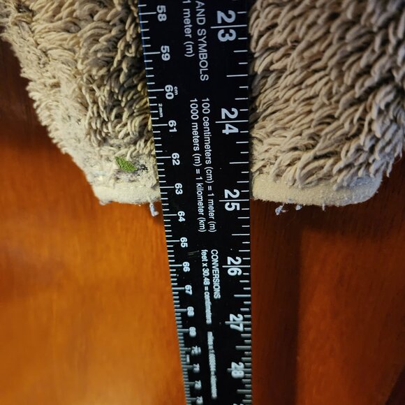 Women's Small Columbia Tan Fuzzy Fleece Full Zip Jacket - Picture 12 of 12